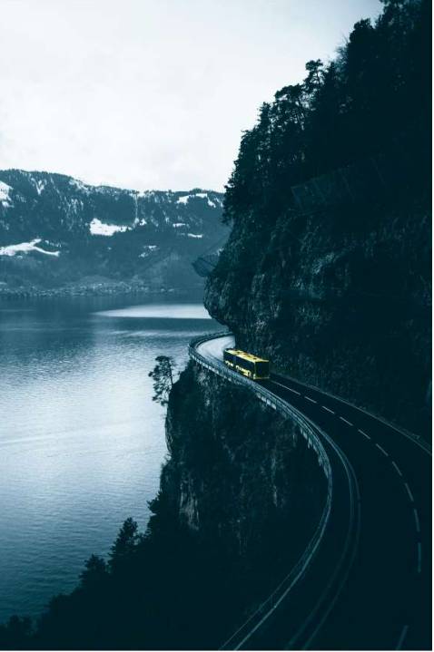 Karte mit Buslinien